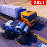 Ultimate Monster Truck Highway Racing Game