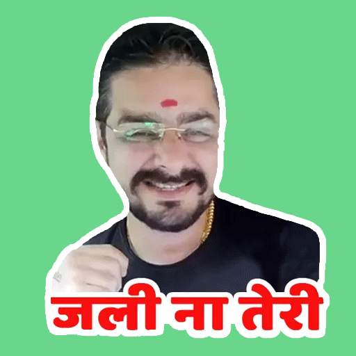 Hindustani Bhau Stickers For Whatsapp