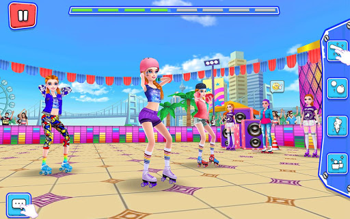 Roller Skating Girls - Dance on Wheels 6 تصوير الشاشة