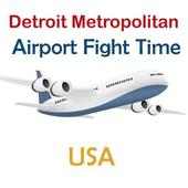Detroit Metropolitan Airport Flight Time on 9Apps