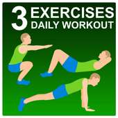 3 Exercises - Daily Workout on 9Apps
