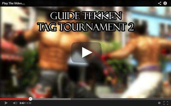 Guide Tekken Tag Tournament 2 1 تصوير الشاشة