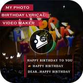Birthday Lyrical Video Status Maker With PhotoSong on 9Apps