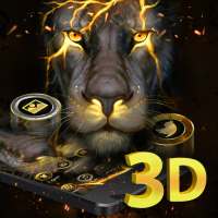 3D Golden Lion Parallax Theme🦁 on 9Apps