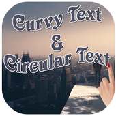 Curve Text on Photos : Circular Text on Photos on 9Apps