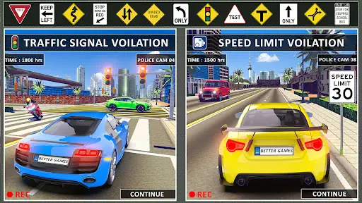 Download City Driving School Car Games android on PC