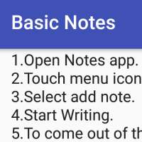Basic Notes