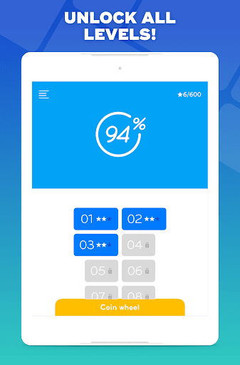 94% - Quiz, Trivia & Logic screenshot 9