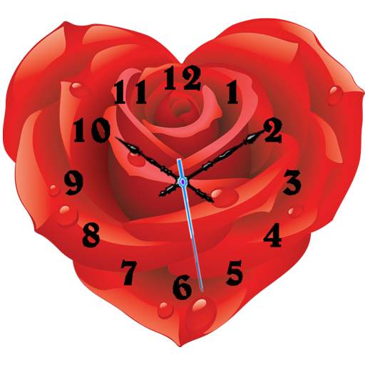 Rose Flower Clock