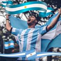 Bandera argentina foto perfil on 9Apps