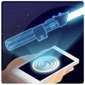 3d sabre laser hologramme