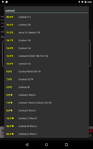 SatFinder скриншот 12