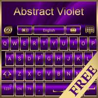 Free Abstract Violet Go Keyboard theme