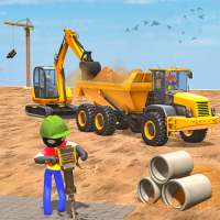City Construction Games: Stickman City Builder Sim