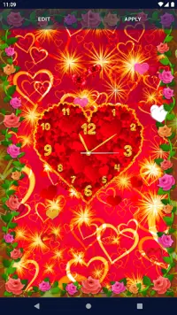 Hearts Love Clock Wallpapers APK Download 2023 - Free - 9Apps