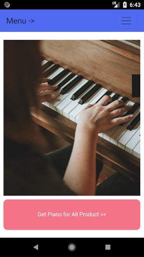 Free Piano Learn Offline App Download Play Songs 1 تصوير الشاشة