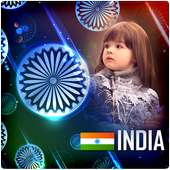 Indian Flag Photo Frame on 9Apps