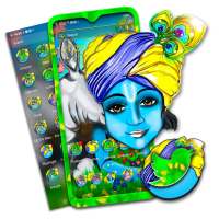 Lord Krishna Theme Launcher on 9Apps