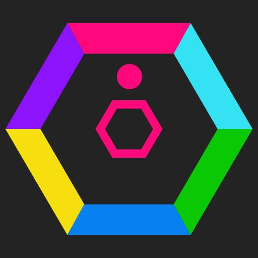 Color Hexagon - Smash Colors, switch color, circle