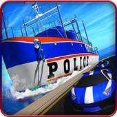 Polizei Schiff Transporter Spiel - Auto Spiel