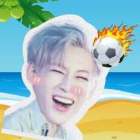 GOT7 Beach Ball : Cute Star Puppet Soccer Big Head