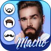 Macho Man Makeover App - Hairstyle Photo Editor on 9Apps