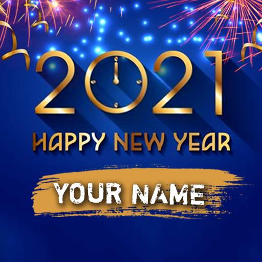 Happy New Year Name Dp Maker 2021