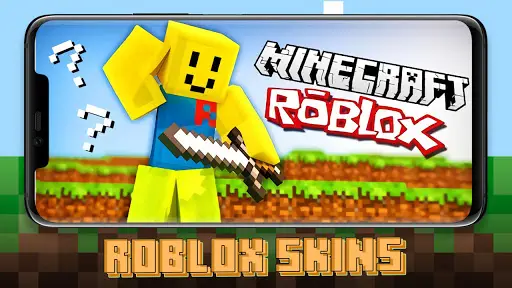 Gaming Skins: ROBLOX Noob Minecraft Skin