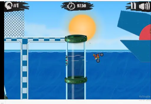 Moto X3M Pool Party (Level 01-22) - Y8 Game