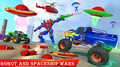 Space Robot Transport Games 3D screenshot 11