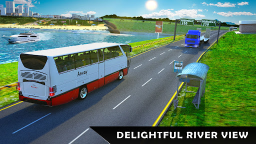 Gam Bus Sungai:Bus Pelatih Sim screenshot 8