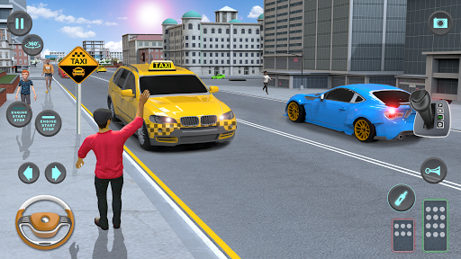 Simulatore di guida in taxi cittadino: Cab Games screenshot 4