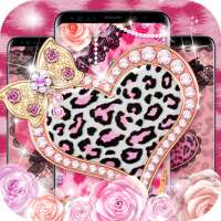 Pink Leopard Print Live Wallpaper