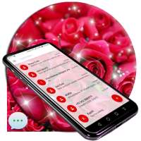 Red Rose SMS Theme on 9Apps