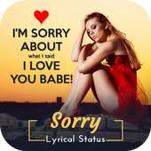 My Photo Sorry Lyrical Video Status Maker on 9Apps