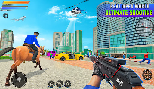 Mounted Police Horse Chase 3D screenshot 2