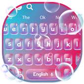 Colourful Glass Bubble Keyboard Theme