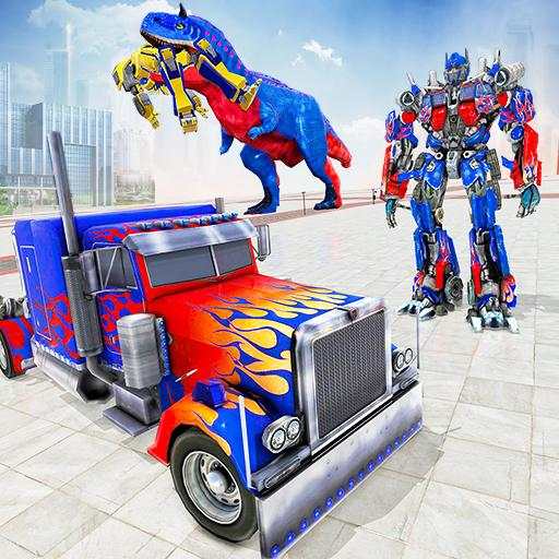 Police Truck Robot Game – Dino