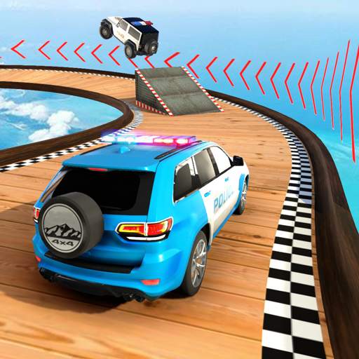 Police Prado Car Stunt Games