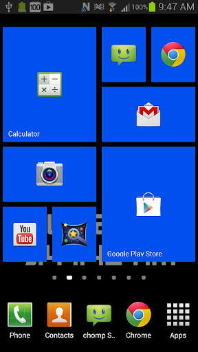 WP8 Widget Launcher Windows 8 скриншот 3