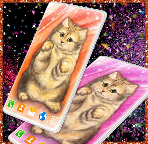 Cute Cat Live Wallpaper ❤️ Fluffy Kitty Wallpapers screenshot 5