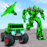 US Army Robot Monster Truck Transformation Games