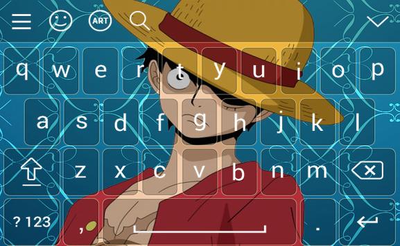 one piece keyboard theme