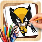 How to Draw X-Men Characters on 9Apps