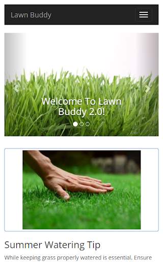 Lawn Buddy App скриншот 1