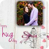 Happy Hug Day Photo Frame 2019 Valentine's Special on 9Apps