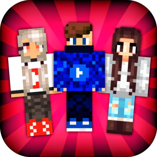 Skins YouTubers for Minecraft PE