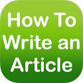 How To Write an Article