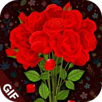 Rose GIF : Rose Stickers for Whatsapp & Flower GIF