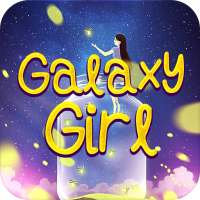Galaxy Girl Galaxy Font FlipFont